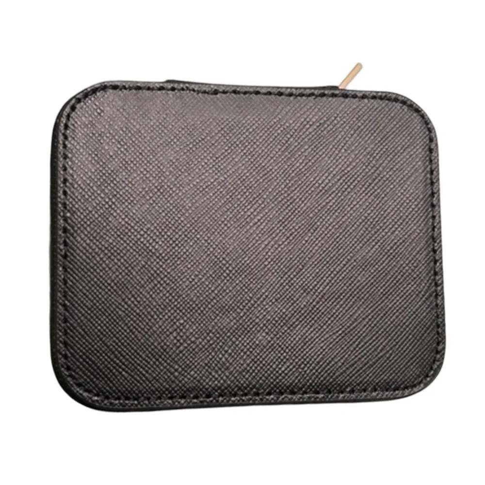 KATE SPADE • Black Staci Saffiano Leather Travel Jewelry Box - Picture 3 of 5